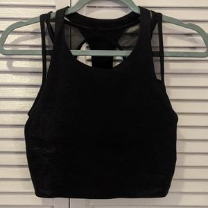 Longline mesh sports bra (size 4)